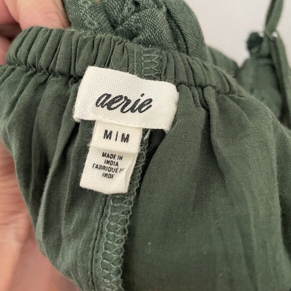 Aerie Dark Green Mini Dress - Picture 8 of 14